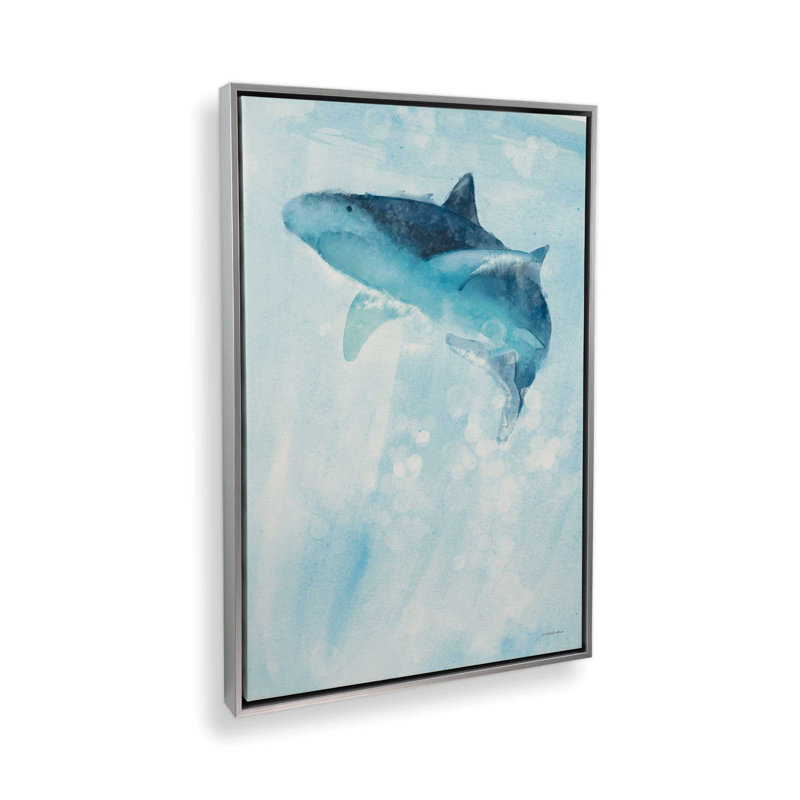«Through the Pacific» par Kamdon Kreations, reproduction d'art, 32 W x 48 H, Silver, Framed Canvas