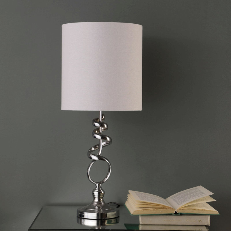 Lampe de table abstraite en métal 21,5 pouces Milo