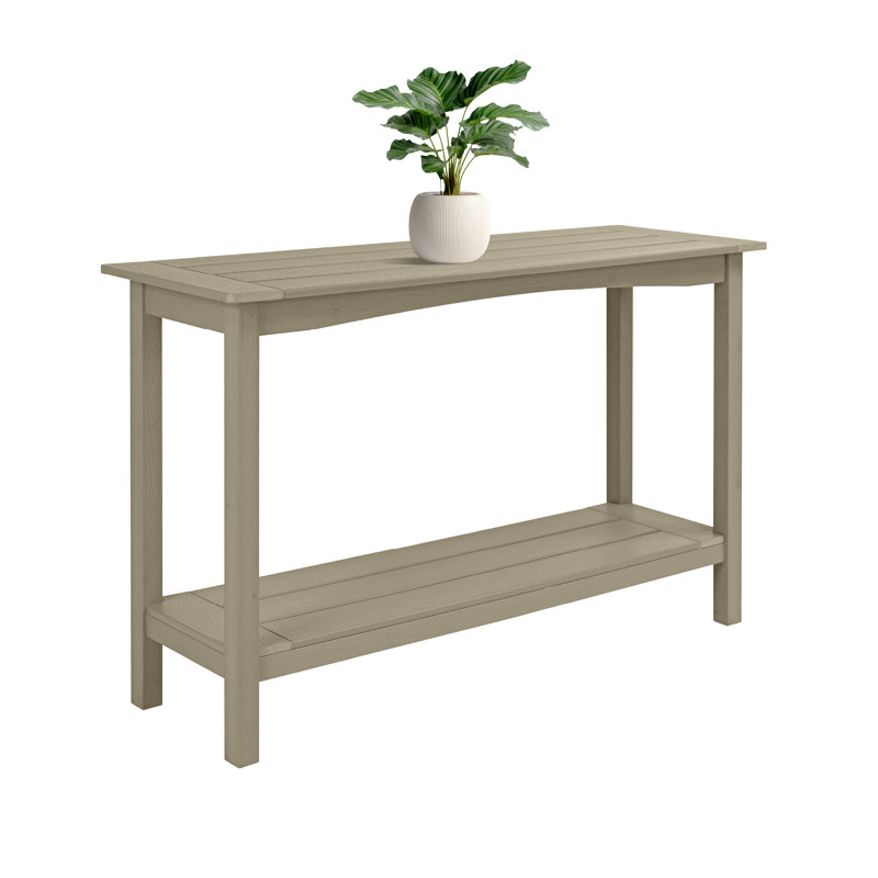 48'' Rectangular Outdoor HDPE Buffet & Console Table, side table, Champagne