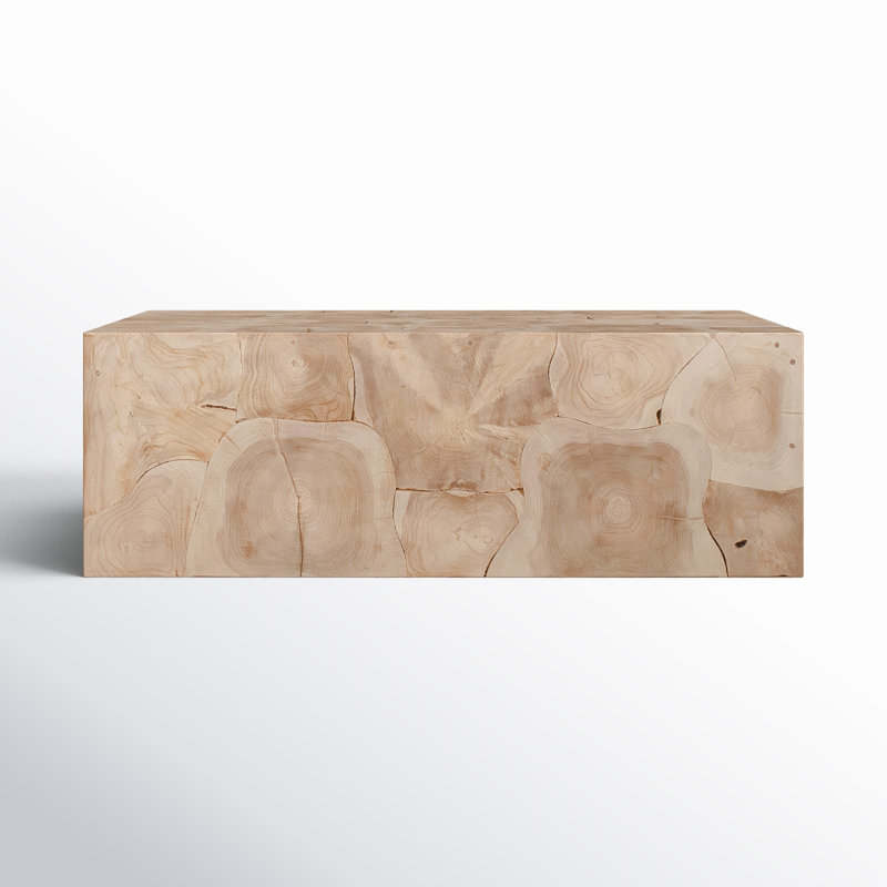 Mitzi Solid Wood Coffee Table, Natural