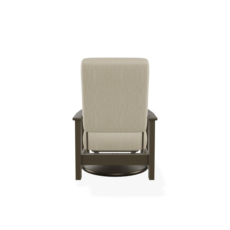 Leeward Polymer Outdoor Lounge Chair, Beachwood, Huskie