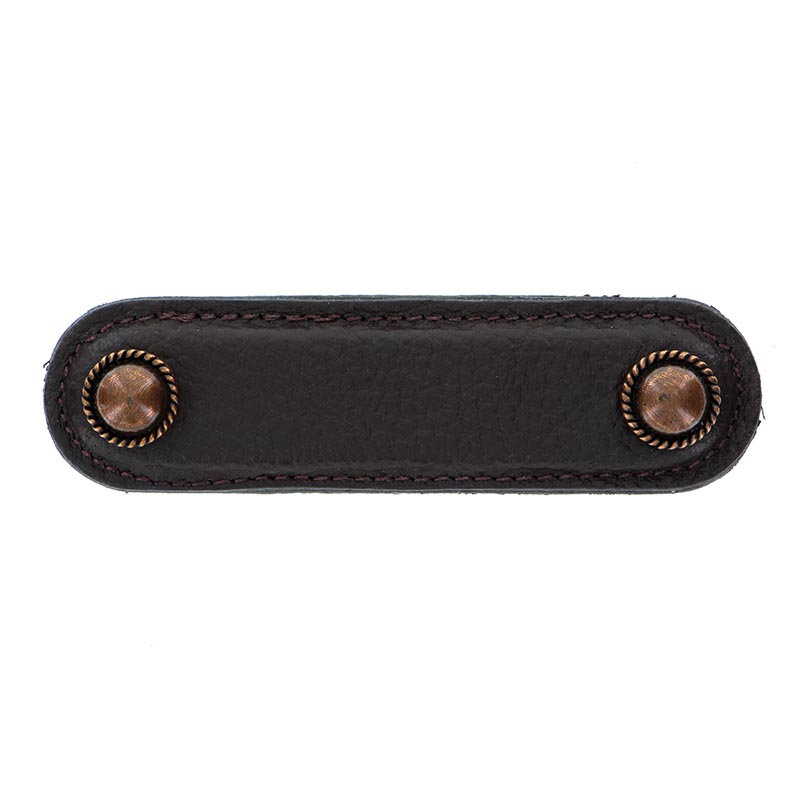 Sanzio 6" Center to Center Bar Pull, 6", Antique Brass