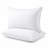 Luxury Stripe Down Alternative & Goose Feather Pillows & 100% Cotton Cover Queen Size Bed Pillows-1430124475