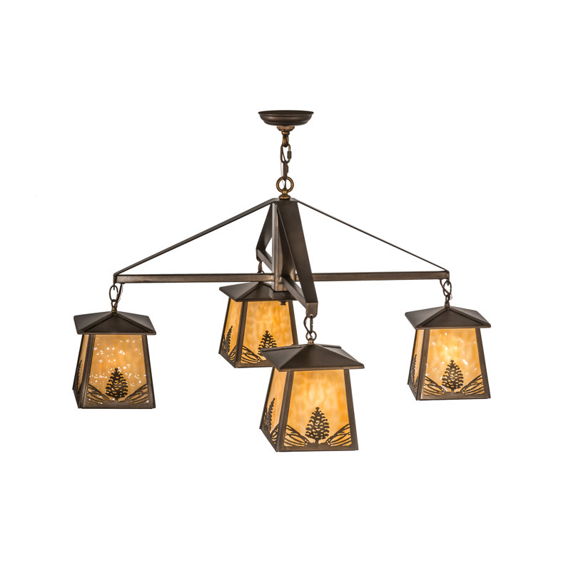 Rustic Lodge 4 - Light Chandelier