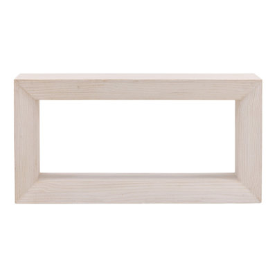 Taran Reclaimed Pine Wood Console Table, Whitewash