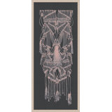 Macrame On Gray 1 Print