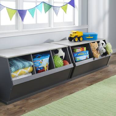 Delta Children Kids' Toy Storage Organizer with 12 Plastic Bins - Colorful