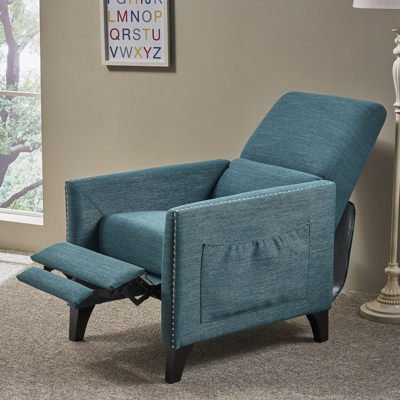 Fauteuil inclinable, Tissu sarcelle
