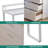 L Shaped Desk With Bookshelf and  Drawer, Corner Desk with LED Lights-812758170