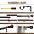 Danikah 1 Inch Curtain Rod Heavy Duty Adjustable Drapery Rods with Ball Finials-1349093136-1403149579