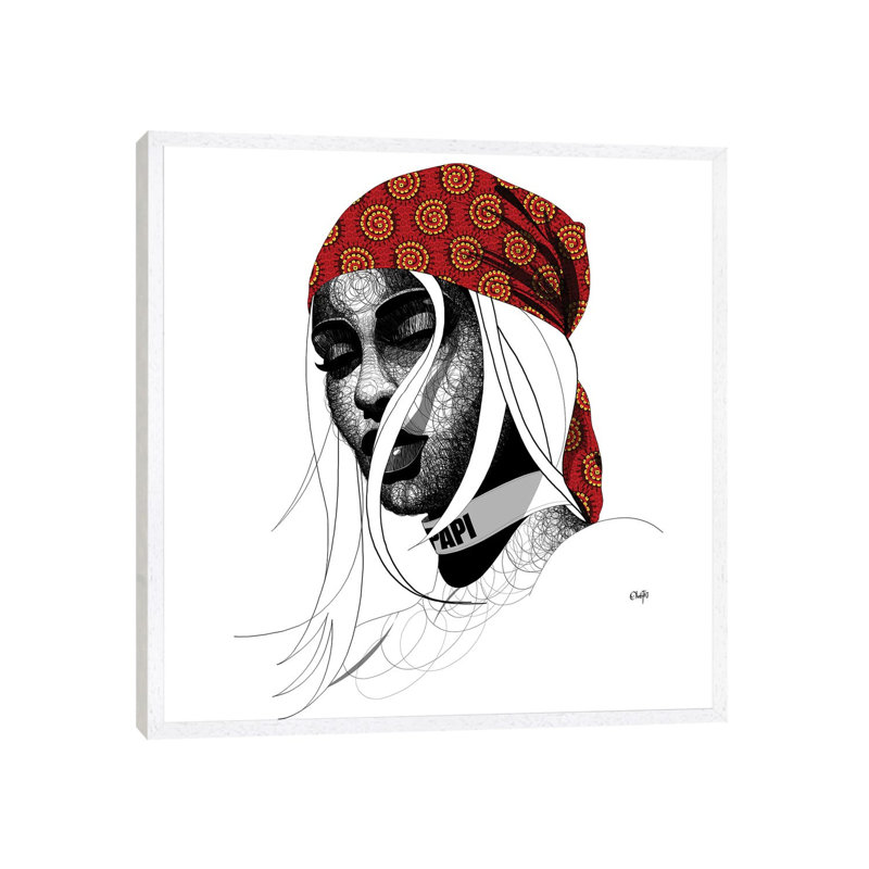 Samantha by Ohab TBJ - Gallery-Wrapped Canvas Giclée on Canvas, White Framed, 66.04 cm H x 66.04 cm W