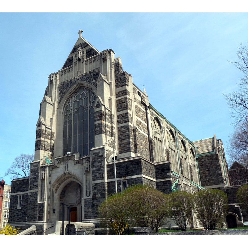 Église intercession de New York, H 15 po x l 17 po