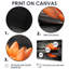 Orange gris, glamour, lotus photo III - impression d'art mural Lotus-2063048912-2063048913