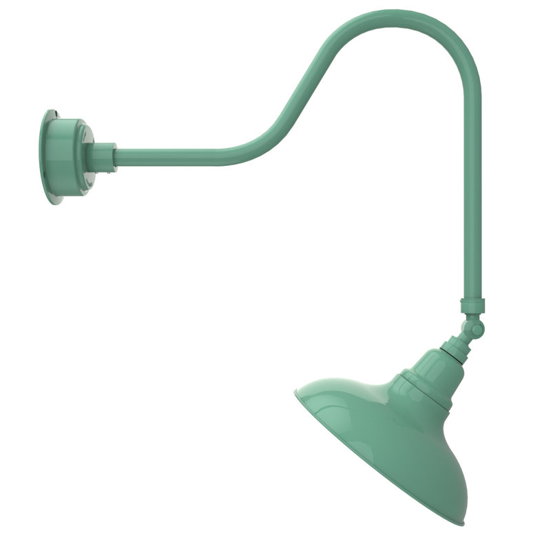 Luminaire de grange d'extérieur à DEL Adesh, Jade