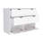 Dresser Curio, Four Drawes, White Finish-1389946123