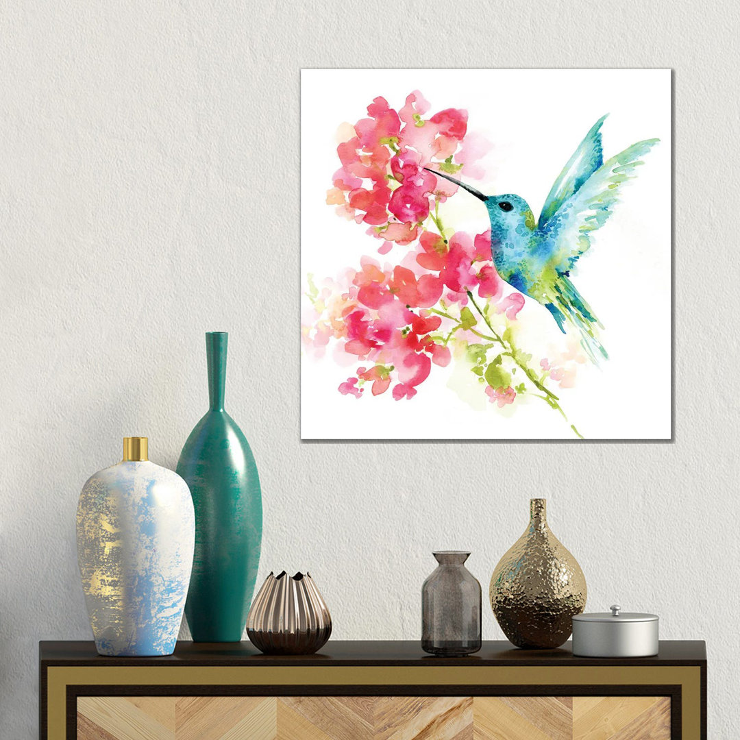 Hummingbird von Sara Berrenson - Galerie-verpackte Leinwand Giclée