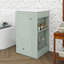 Meuble-lavabo en bois 20 po avec lavabo, armoire autoportante, tiroir à fermeture en douceur, tablettes latérales ouvertes avec barre à serviettes en bois de pin-2084245262