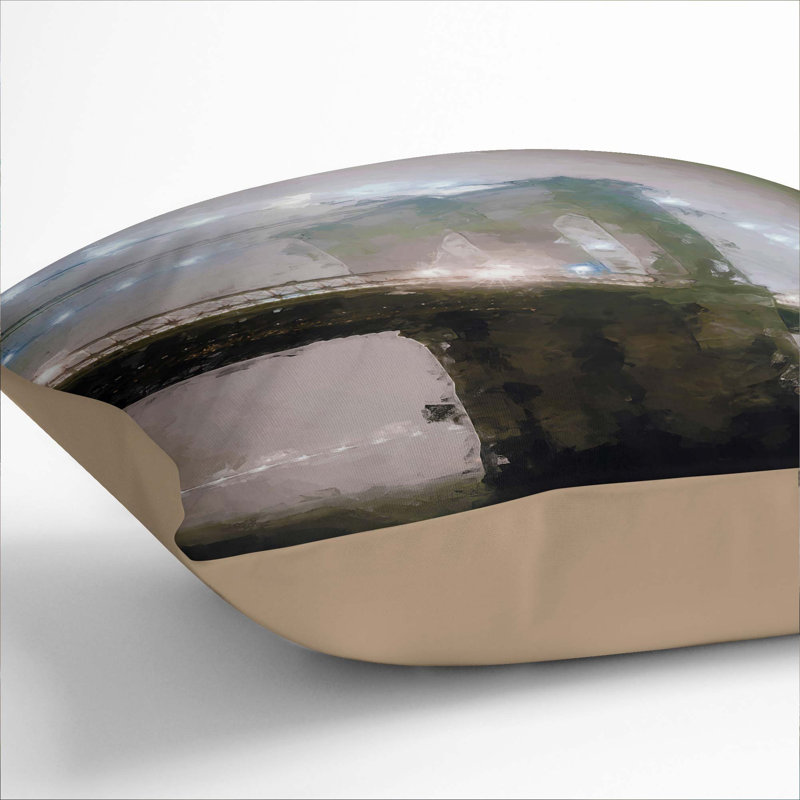 Square Cushion, 55cm H x 55cm W x 20cm D, Stone