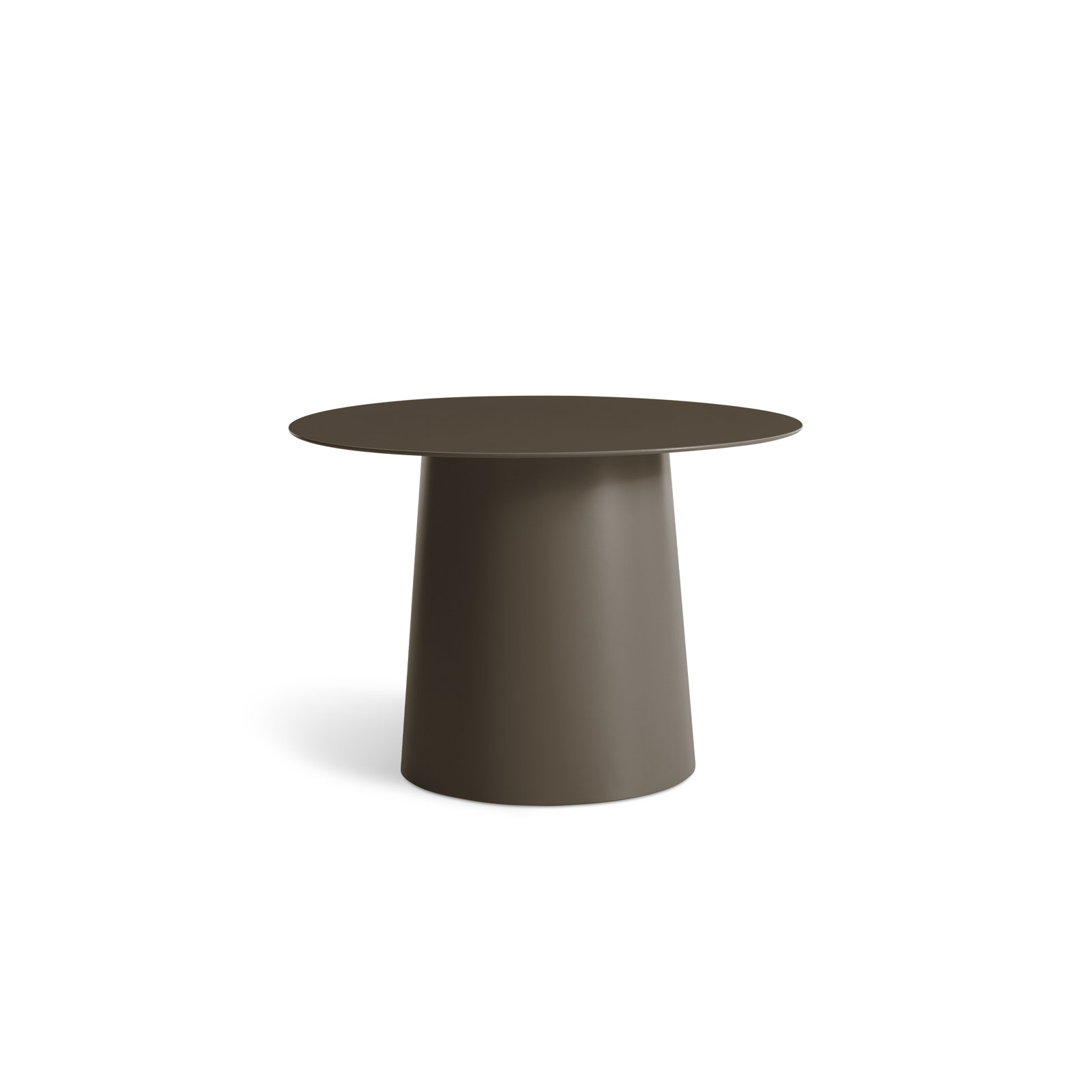 Circula End Table, Dark Olive, 16" H x 24" W x 24" D