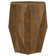 Zalika Hexagonal Solid Mango Wood End Table Natural
