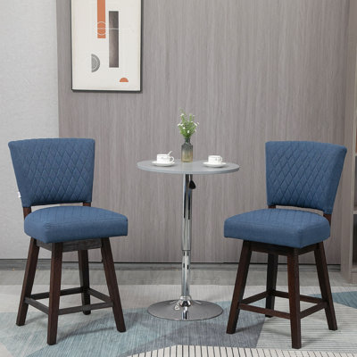 Tabouret de comptoir pivotant de 26,5 po