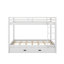 Lit superposé en bois avec lit gigogne-2006766099