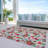Machine Washable Indoor/Outdoor Christmas Nutcracker Xhevrie Beige Rug-2105437150