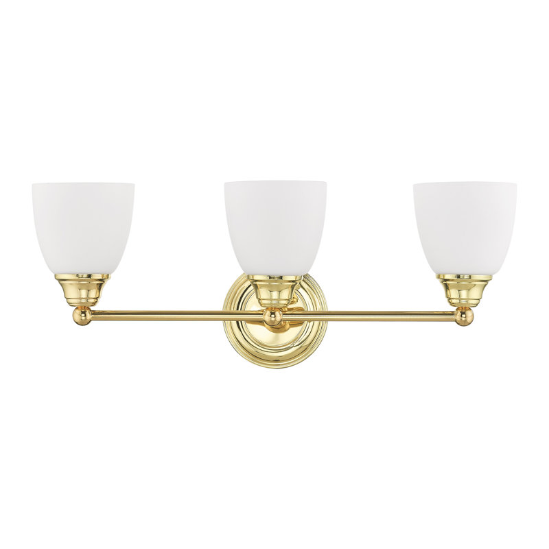 Mayday 3 - Light Dimmable Vanity Light, Polished Brass