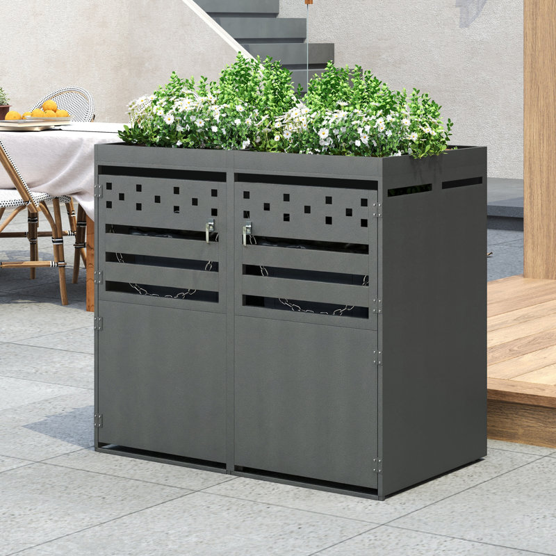 Metal Double Bin Store