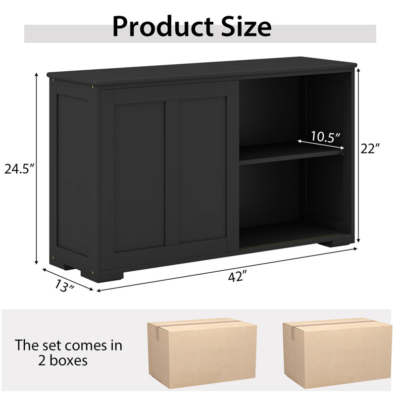 Arondel 42'' Sideboard, Black