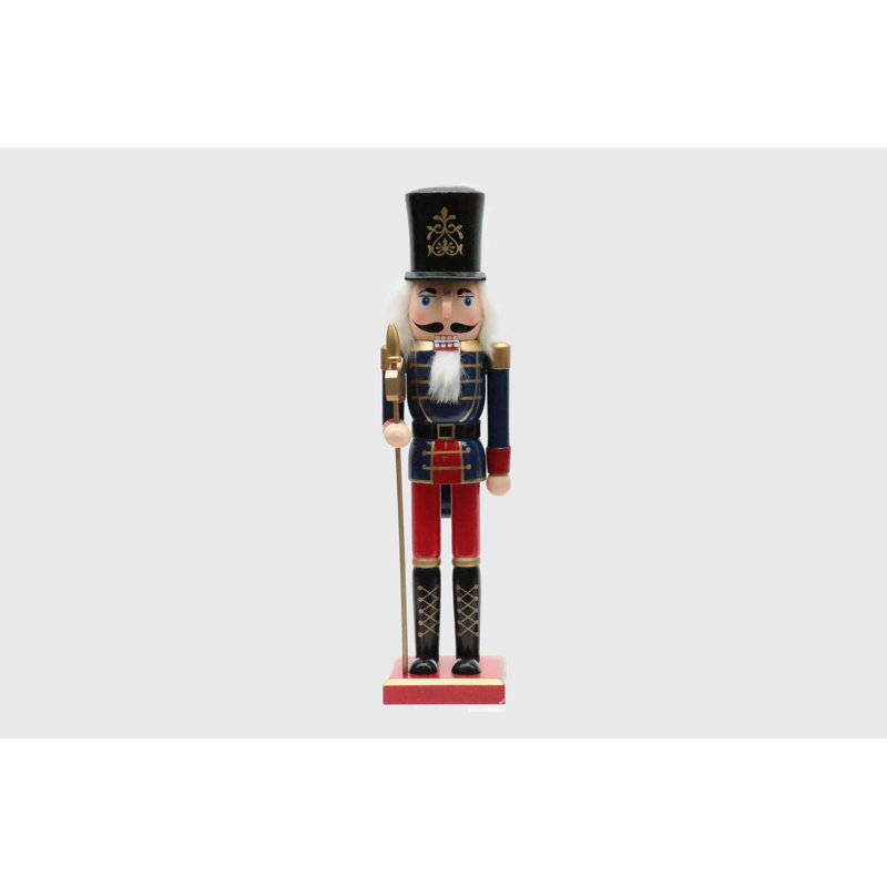 Casse-noisette en bois Wizardi Royal Guard F07M6-11 - bleu
