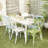 Nihira Rectangular Metal Outdoor Dining Table , 58.88'' in. W 27.5'' in. D