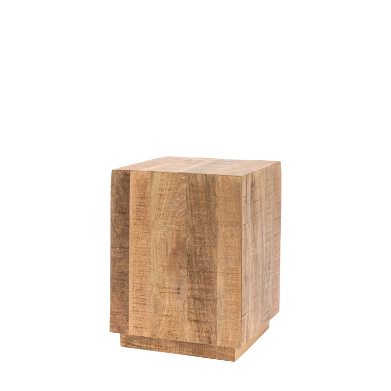 Farson Drum End Table, Natural