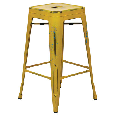 Mikayel Counter Stool with Metal Frame