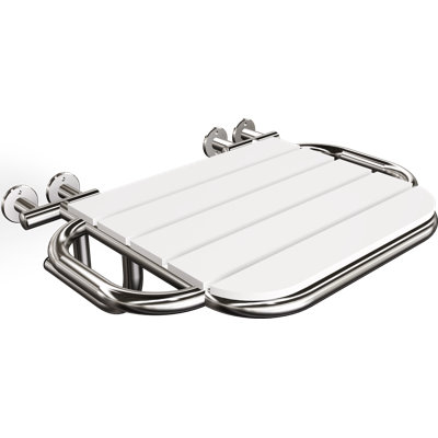 Blace Shower Seat with Grab Bars