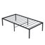 Structure de lit simple, structure de lit en métal robuste, assemblage rapide et facile, sans bruit, Blacktwin-1608256832-1608256839