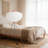 Japanese Wabi Sabi Floor Lamp With Rice Paper Shade, Minimalist Tripod Design For Living Room, Bedroom, And Office Lighting