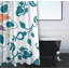 Rideau de douche simple à motif floral et motif cachemire Gordonsville-20282158