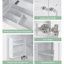 Ensemble de meuble-lavabo de 30 po avec lavabo en céramique et armoire à pharmacie murale Vaimi