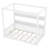 Twin Size Canopy Montessori Floor Bed with Guardrails & Shelves, Solid Wood Kids Bed, No Box Spring Needed, White-1322716916-1322716917