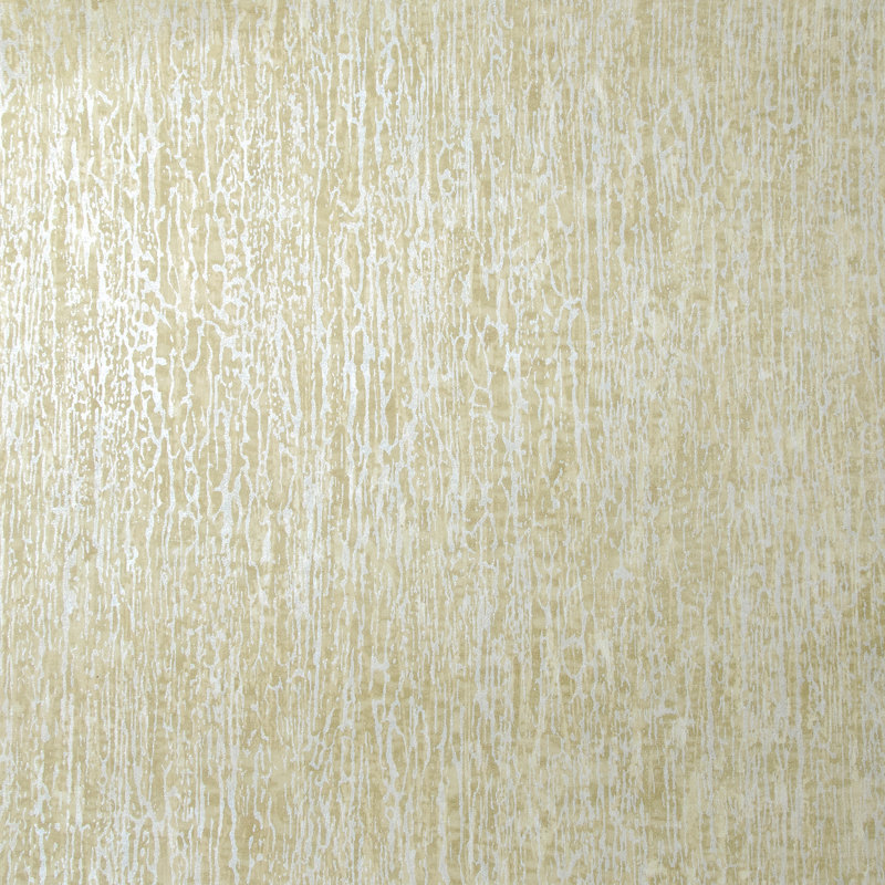Crafted Silky Metallic Base Texture Design 33' L x 21" W Wallpaper Roll, Sand