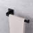Matte Black Bathroom Hardware Assortment Kit - 4 Pieces, 304 Stainless Steel, Rust-, Modern Design, Effortless Installation For Multiple Rooms 4 In , Design Bathroom, Toilet, Kitchen, Living Room-831085156
