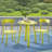 Outdoor Bistro Set With Metal Frame