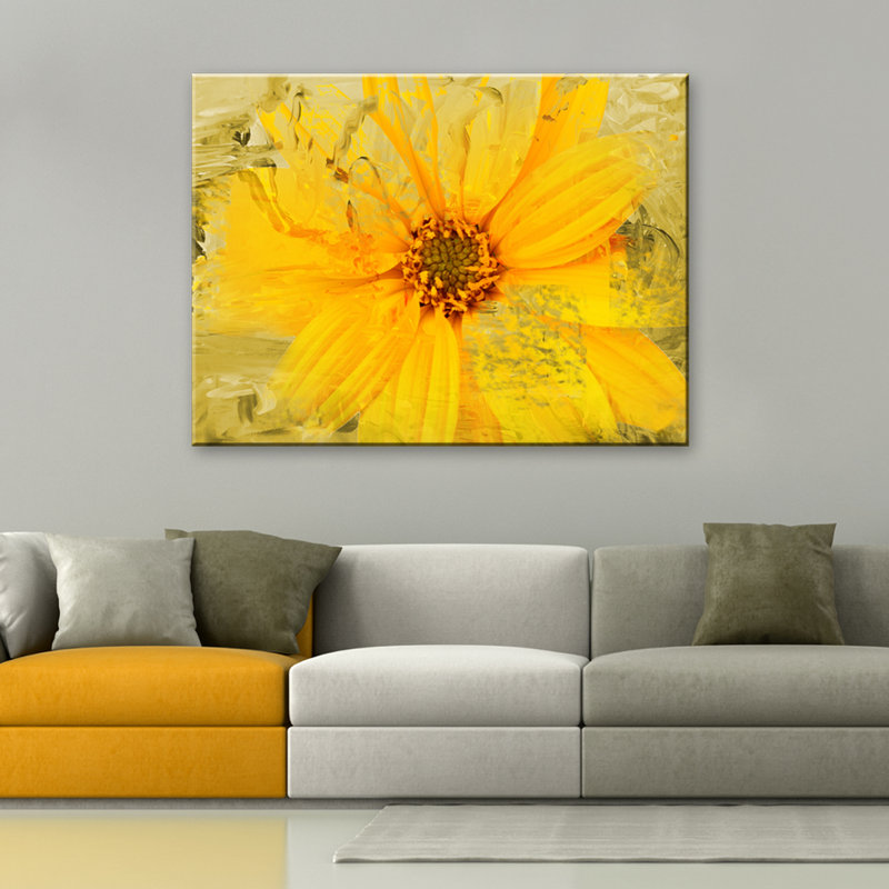 « painted pétales xxxvi », impression sur toile tendue, H 30 po x l 40 po x P 1,5 po