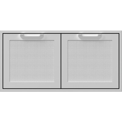 42" Double Access Door Recessed Marquise Accented Panels