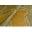 Hand-Knotted High-Quality Orange and Green Area Rug