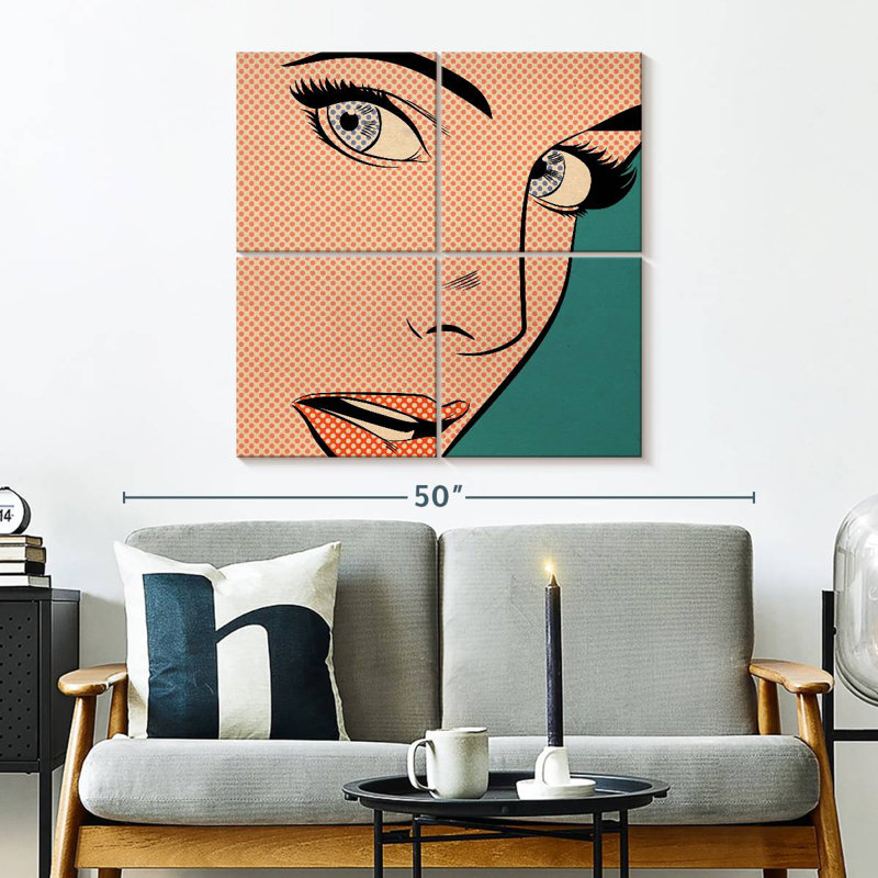 Leisha Popart, femme, H 32 po x l 32 po