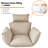 Outdoor Hanging Egg Chair Cushion, Wicker Hammock Swing Chair Replacement Cushion, Oversized Seat Back Cushion-1920914401