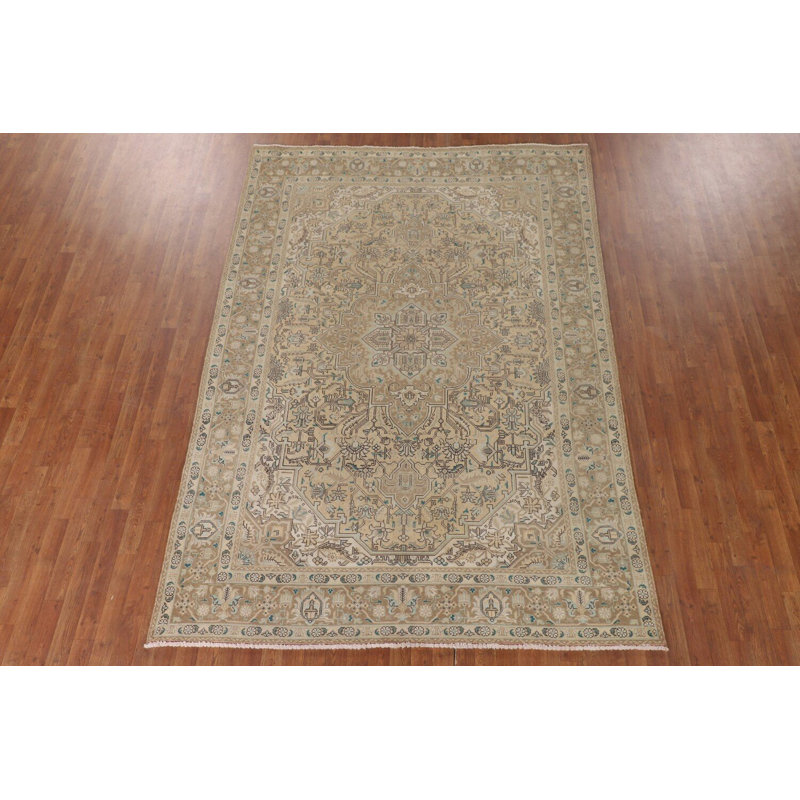 Tapis traditionnel en laine fait à la main 7 x 10