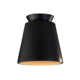 Logan Single Light Ceramic 7.75'' H X 7.5'' W  Flush Mount